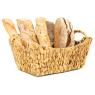Hyacinth and metal storage basket