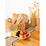 Hyacinth and metal storage basket