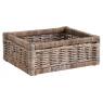 Grey pulut rattan storage basket