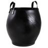 Round recycled rubber baskets