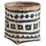 Bamboo storage baskets