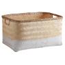 Lacquered bamboo storage baskets
