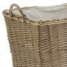 Rectangular full willow basket