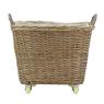 Rectangular full willow basket