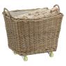 Rectangular full willow basket