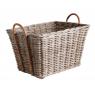 Grey pulut rattan storage baskets