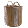 Jute and cotton basket