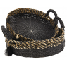 Raffia and seagrass baskets