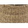 Round seagrass baskets 
