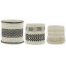 Cotton storage baskets