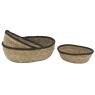 Rush and jute baskets