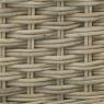 Set of 2 rectangular rattan baskets