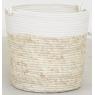 Cotton and corn husk baskets