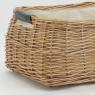 Basket in buff willow