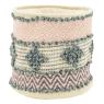 Basket in recycled cotton
