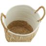 Seagrass and paper baskets