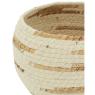 Corbeilles de rangement en coton et jonc