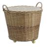 Round full willow basket 