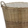 Round full willow basket 