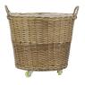 Round full willow basket 