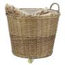 Round full willow basket 