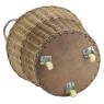 Round full willow basket 