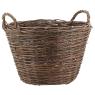 Basket in unpeeled willow