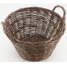 Basket in unpeeled willow