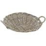 Grey pullut rattan winnowing basket 