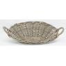 Grey pullut rattan winnowing basket 