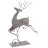 Bronze color lacquered metal deers