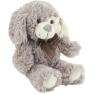 Grey dog soft toy