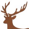 Cerf en métal
