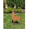 Metal deer garden decor
