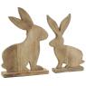 Set of 2 rabbits in mango wood