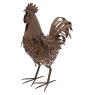 Decorative rooster in metal