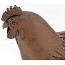 Hen in antique metal
