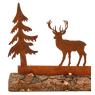 Deers and firtrees decor