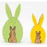 Stained mango rabbits