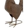 Tinted metal rooster