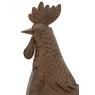 Tinted metal rooster