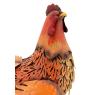 Decorative metal hen