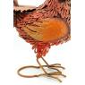 Decorative metal hen