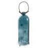 Glass candle holder