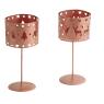Christmas candle holder with foot