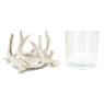Aluminium deer candle holder