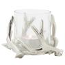 Aluminium deer candle holder