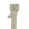 Deer candle holder in aluminium