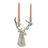 Aluminium deer head candle holder