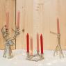 Aluminium deer head candle holder